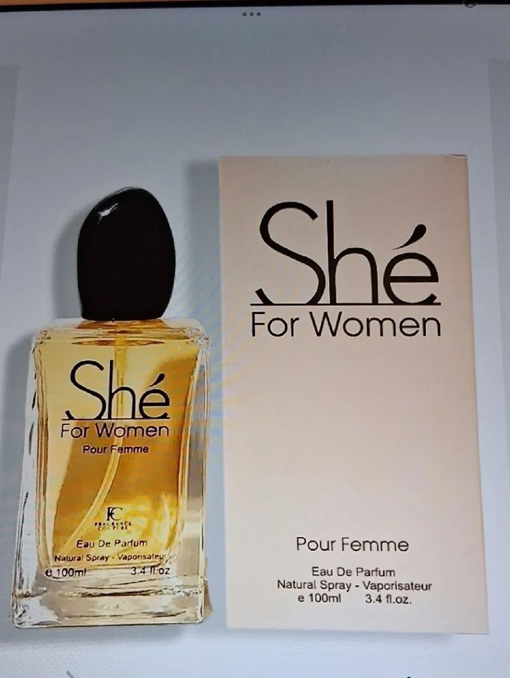 She For Women Eau De Parfume. 100ml 3.4Fl. New Sealed Box